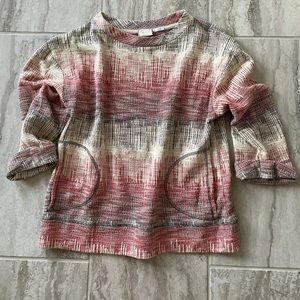 9-h15 stcl postage stamp Anthropologie brand Top